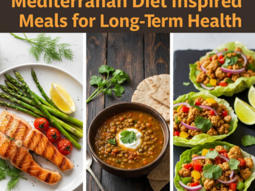 Mediterranean Diet Inspired Meals for Long-Term Health